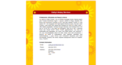 Desktop Screenshot of cathysnotaryservices.com