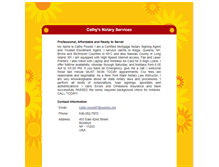 Tablet Screenshot of cathysnotaryservices.com